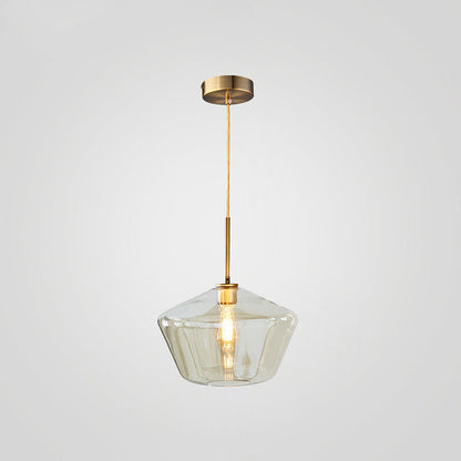 Simple Glass Drop Pendant Lamp