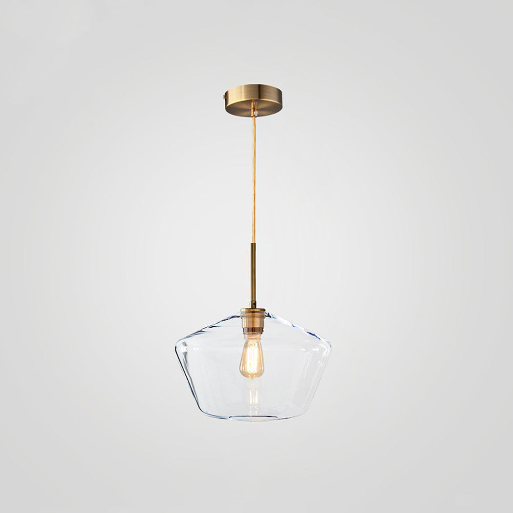 Simple Glass Drop Pendant Lamp