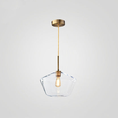 Simple Glass Drop Pendant Lamp