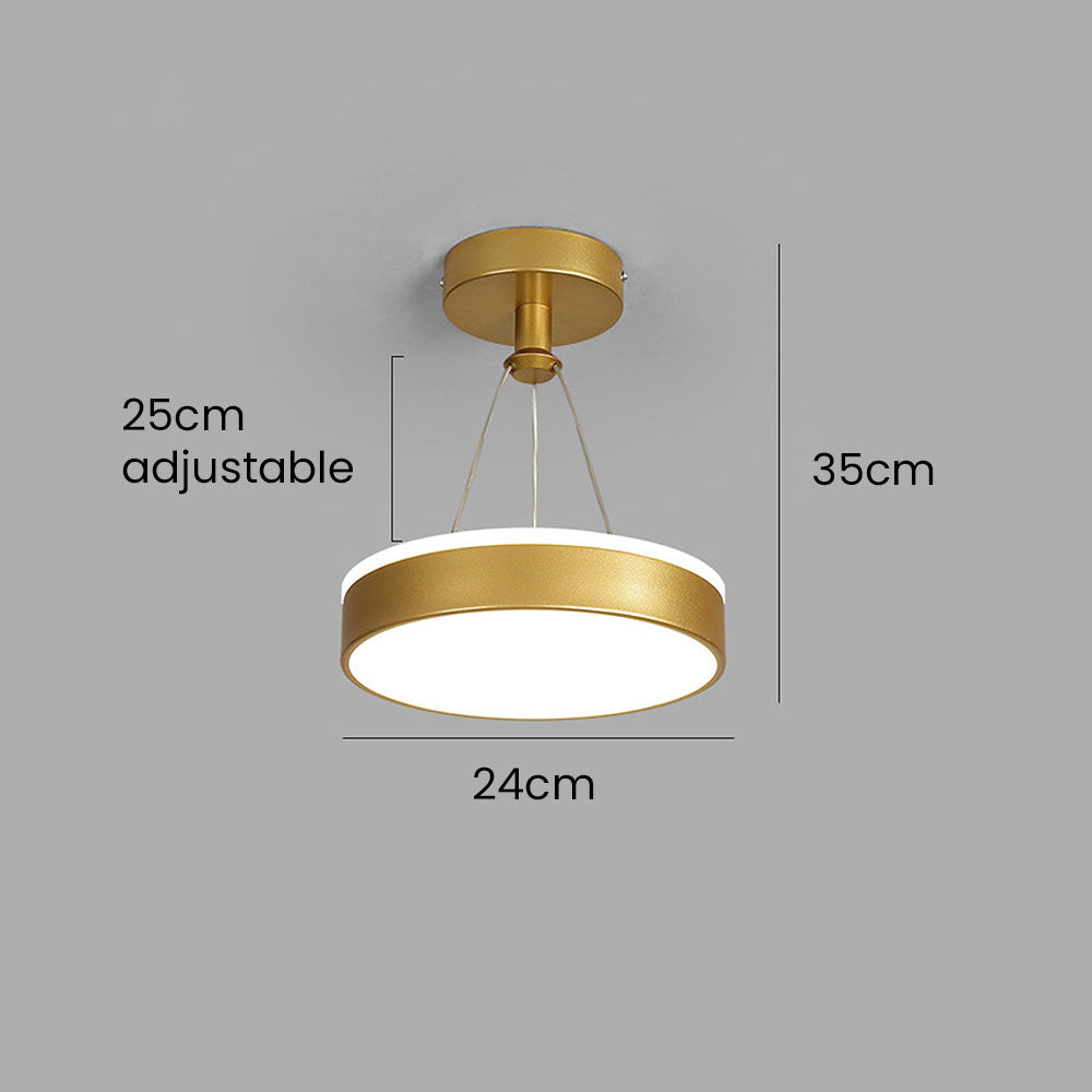 Chic Silver LED Hanging Light