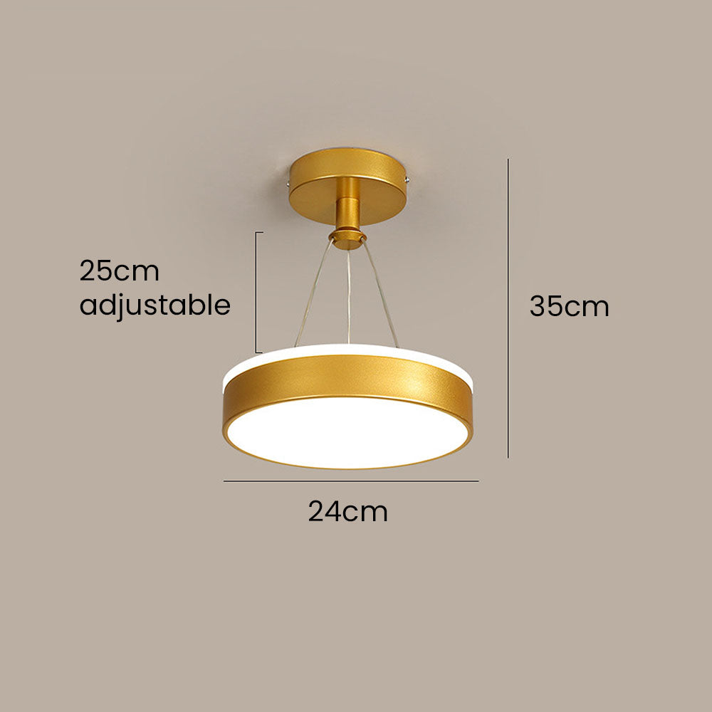 Chic Silver LED Hanging Light