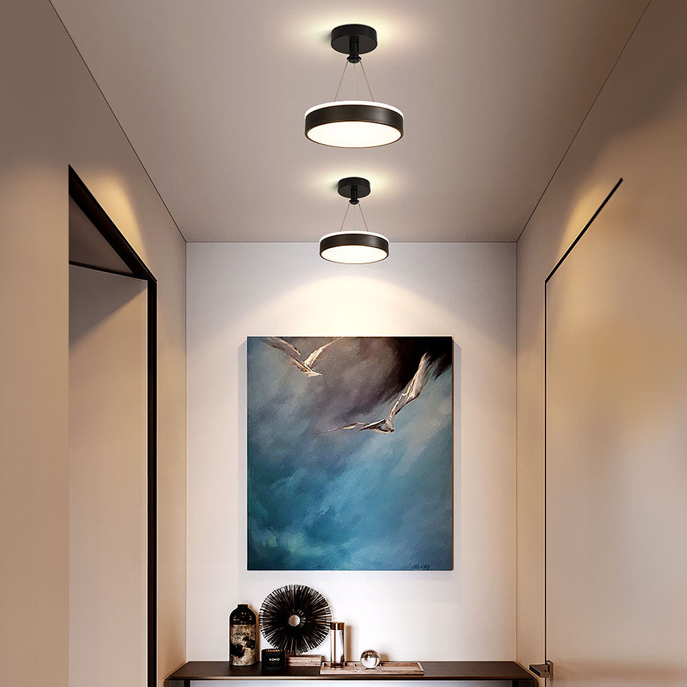 Chic Silver LED Hanging Light