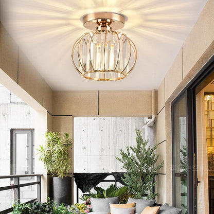 Luxury Glass Pendant Light with Brass Finish