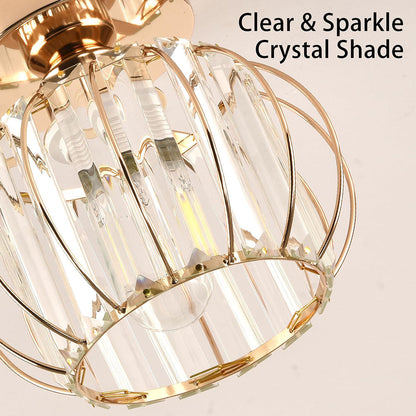 Luxury Glass Pendant Light with Brass Finish