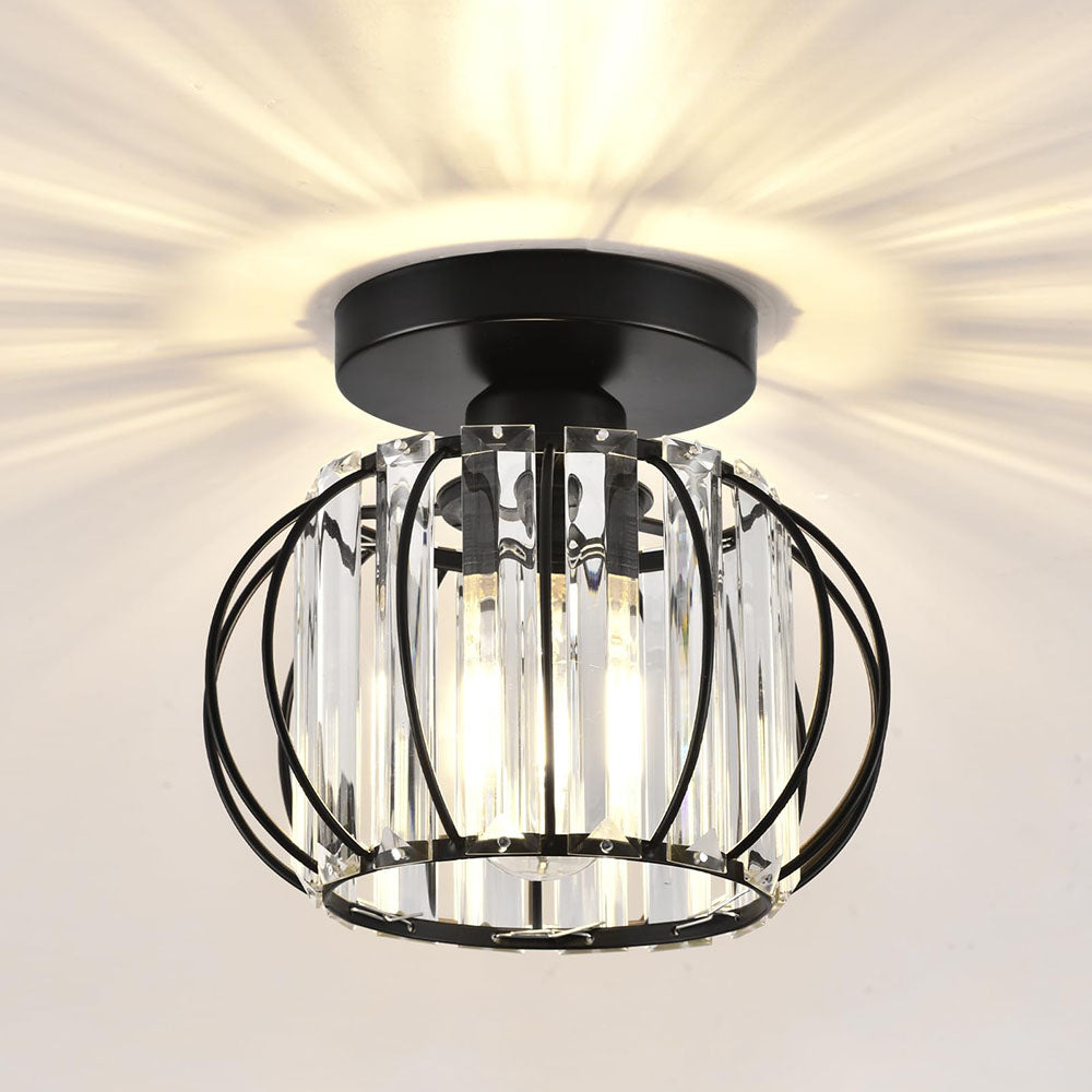 Luxury Glass Pendant Light with Brass Finish