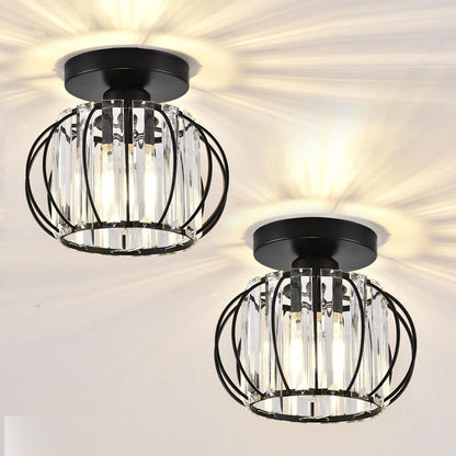Luxury Glass Pendant Light with Brass Finish