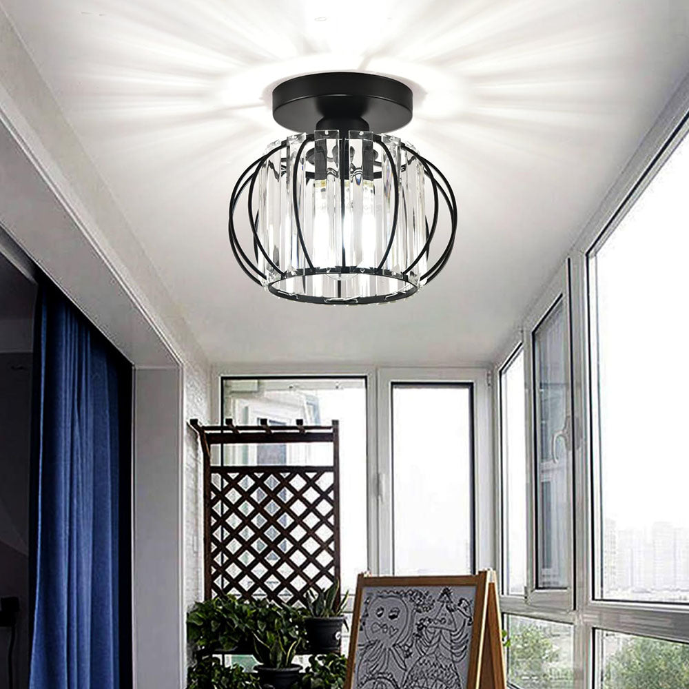Luxury Glass Pendant Light with Brass Finish