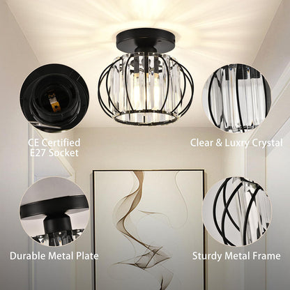 Luxury Glass Pendant Light with Brass Finish