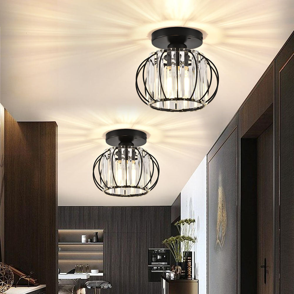 Luxury Glass Pendant Light with Brass Finish