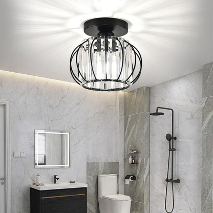 Luxury Glass Pendant Light with Brass Finish