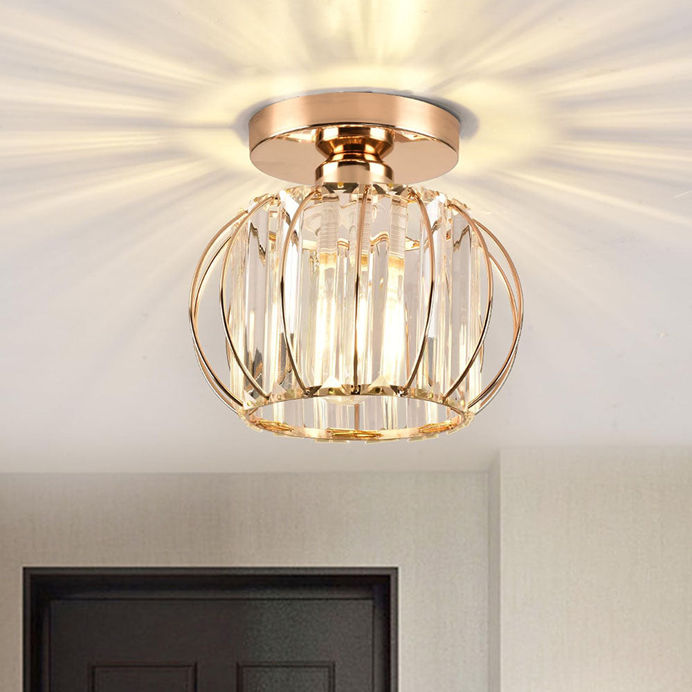 Luxury Glass Pendant Light with Brass Finish - Cofik