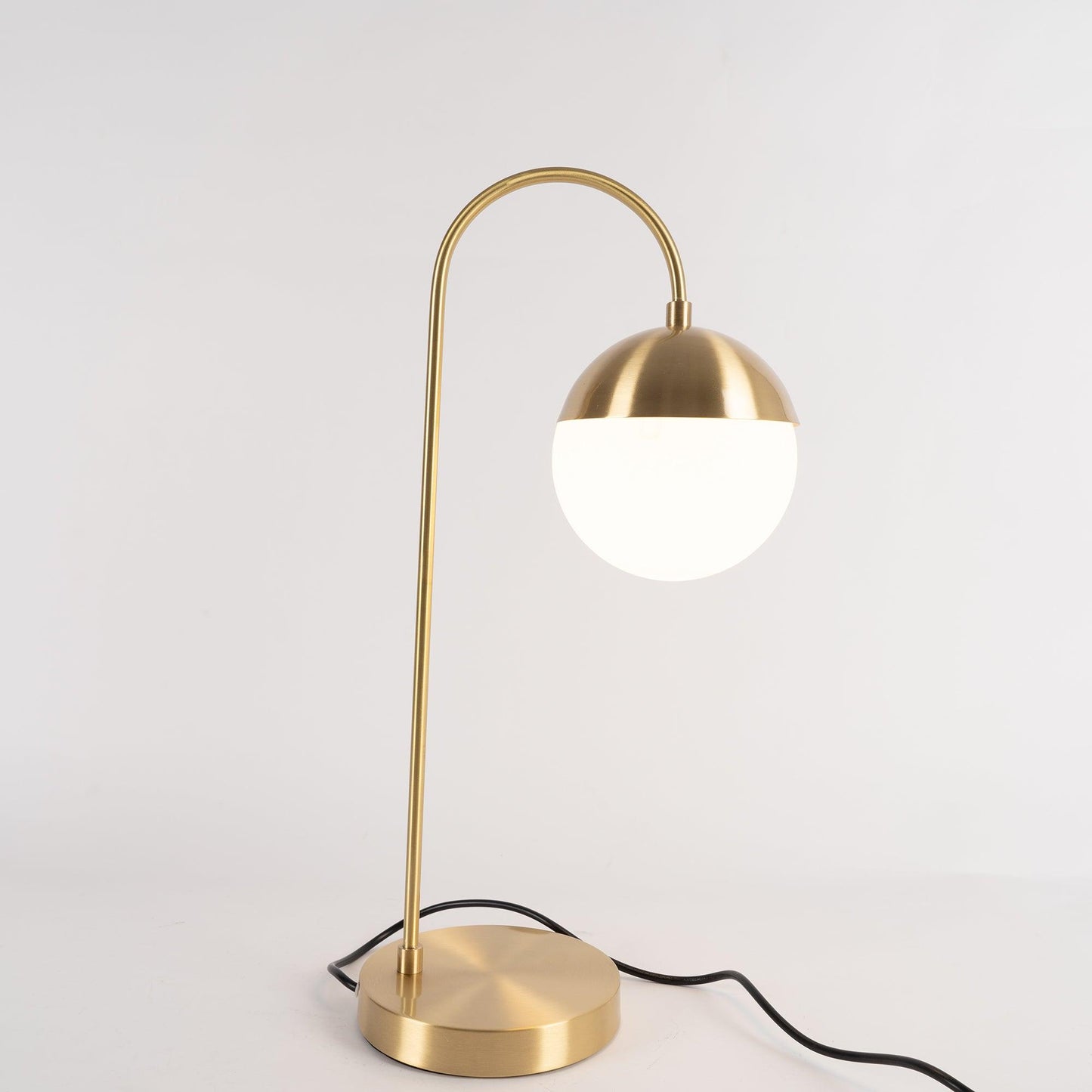 Rustic Green Glass Table Lamp