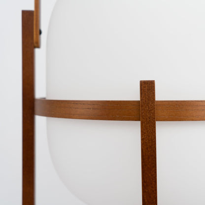 Compact Glass Desk Lamp