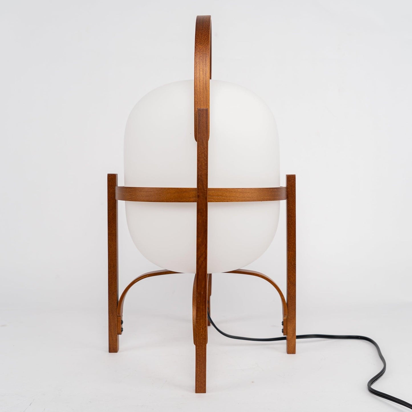 Compact Glass Desk Lamp