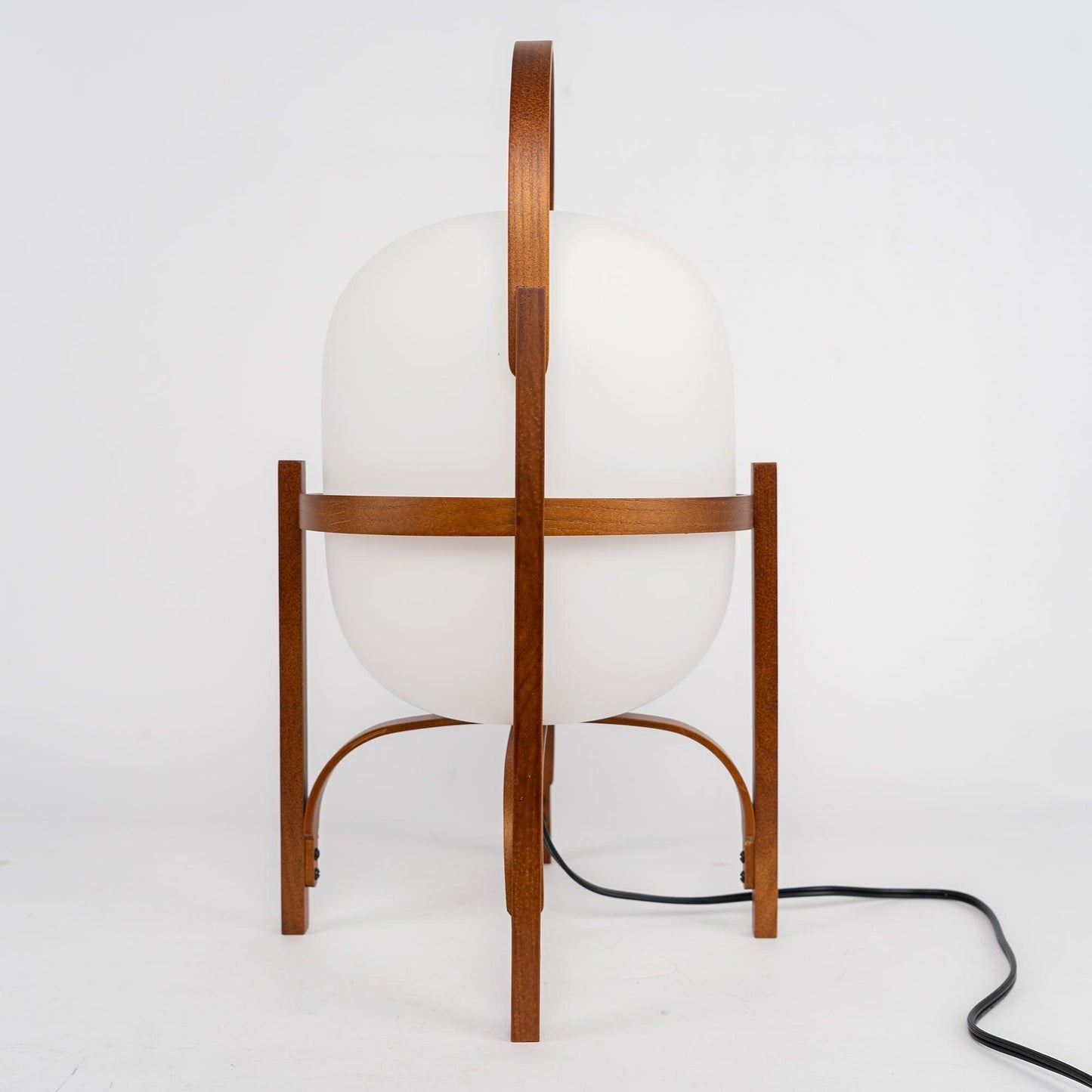 Compact Glass Desk Lamp