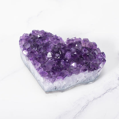 Purple Gemstone Heart Pendant - Cofik