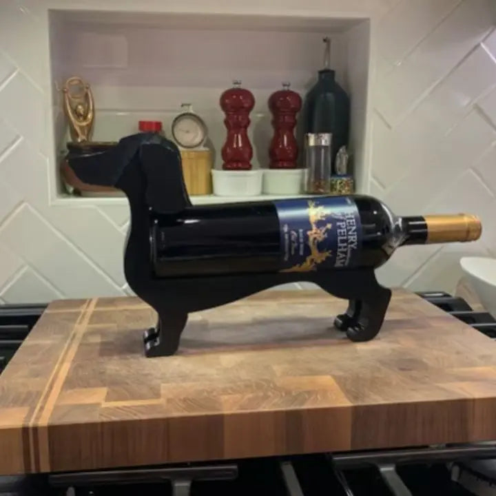 Fun Dog Wine Bottle Stand – Cute Decorative Holder