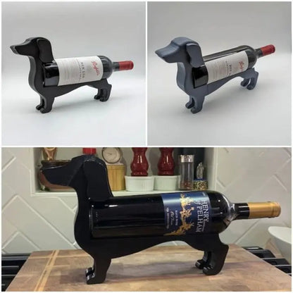 Fun Dog Wine Bottle Stand – Cute Decorative Holder