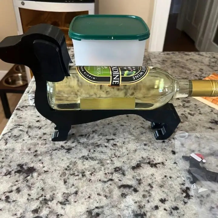 Fun Dog Wine Bottle Stand – Cute Decorative Holder
