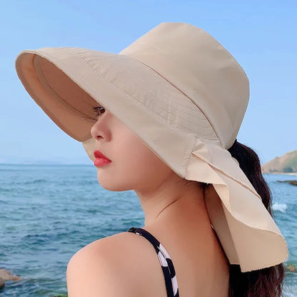 Summer Women's Wide Brim Sun Protection Hat