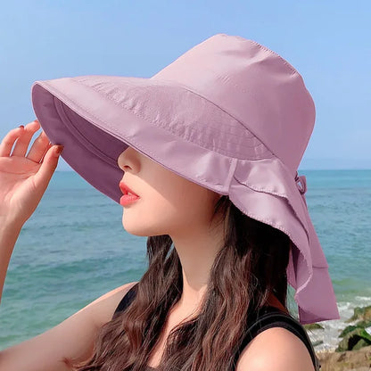 Summer Women's Wide Brim Sun Protection Hat