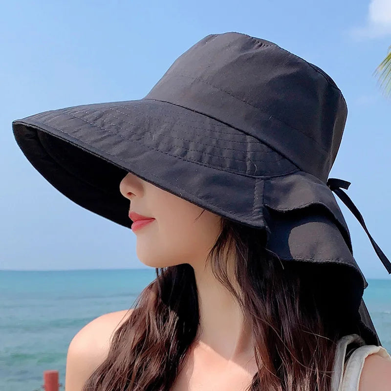 Summer Women's Wide Brim Sun Protection Hat