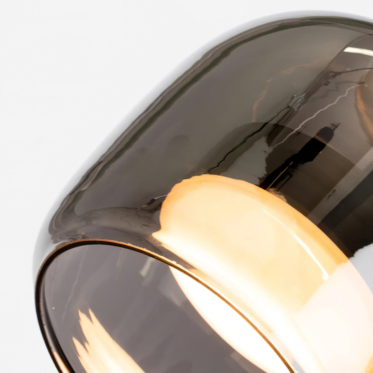 Sleek Glass Pendant Light for Kitchen Dining Ceiling