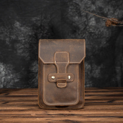 Stylish Leather Belt Bag for Men