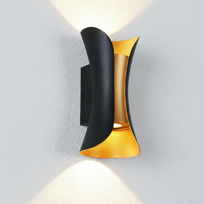 Slim LED Wall Light - Contemporary Remote Control Sconce