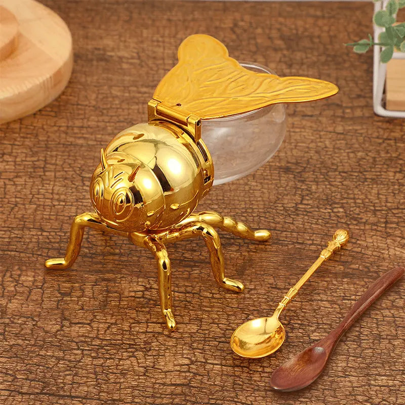 Beautiful Bee Honey Pot - Elegant Home Decor - Cofik