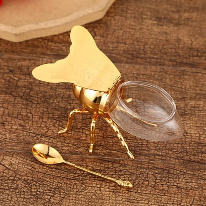 Beautiful Bee Honey Pot - Elegant Home Decor