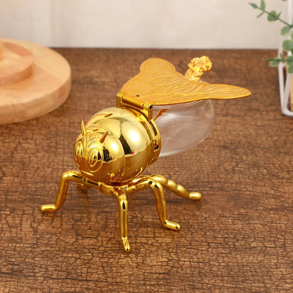 Beautiful Bee Honey Pot - Elegant Home Decor
