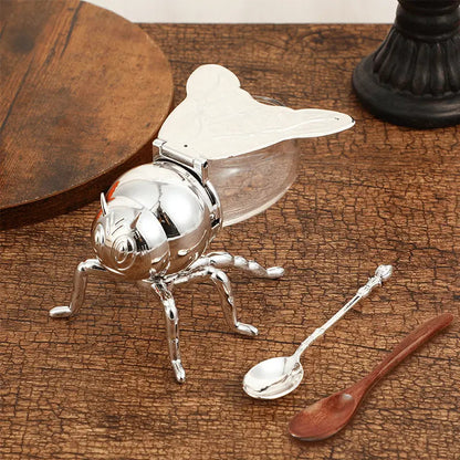 Beautiful Bee Honey Pot - Elegant Home Decor