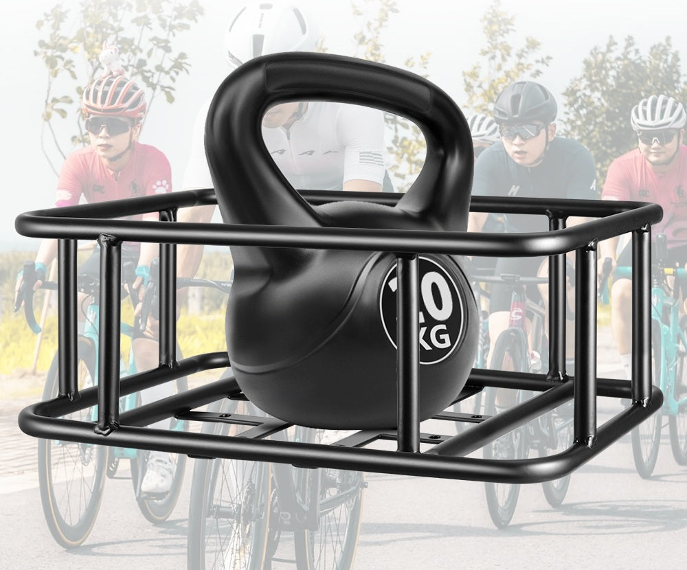Strong Rear Bike Cargo Basket with Mount