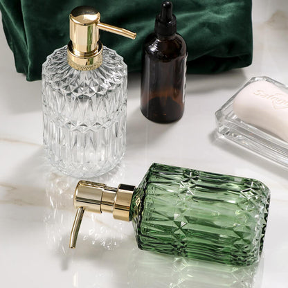 Luxury Glass Diamond Soap Dispenser