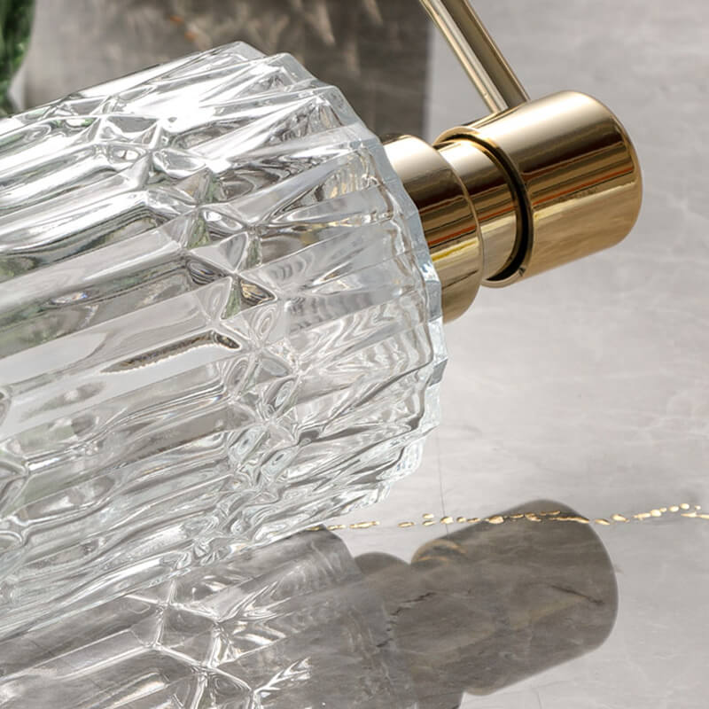 Luxury Glass Diamond Soap Dispenser
