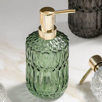 Luxury Glass Diamond Soap Dispenser