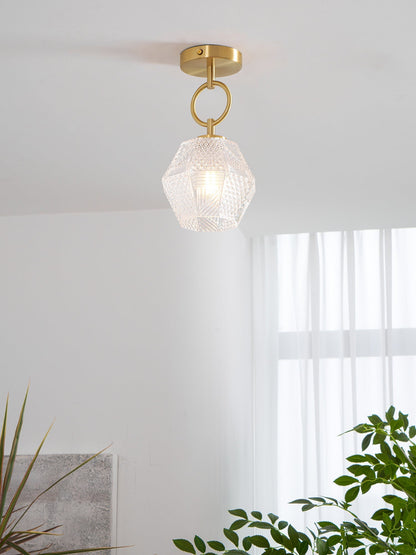 Elegant Brass Pendant Light Fixture