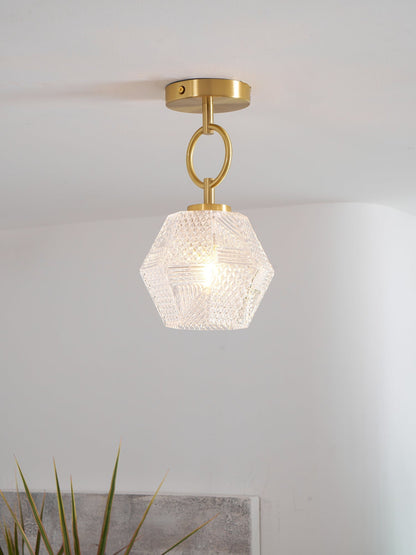 Elegant Brass Pendant Light Fixture