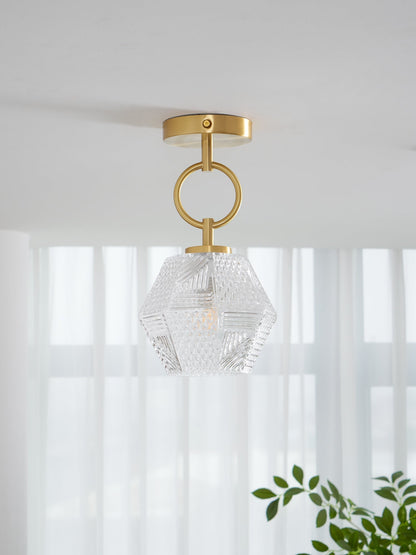Elegant Brass Pendant Light Fixture