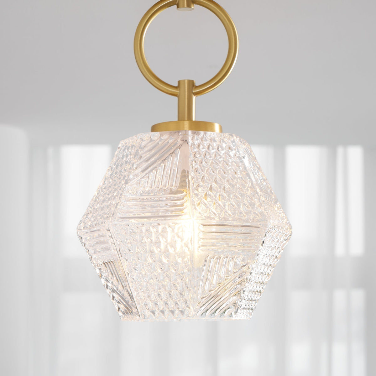 Elegant Brass Pendant Light Fixture