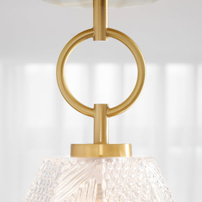 Elegant Brass Pendant Light Fixture