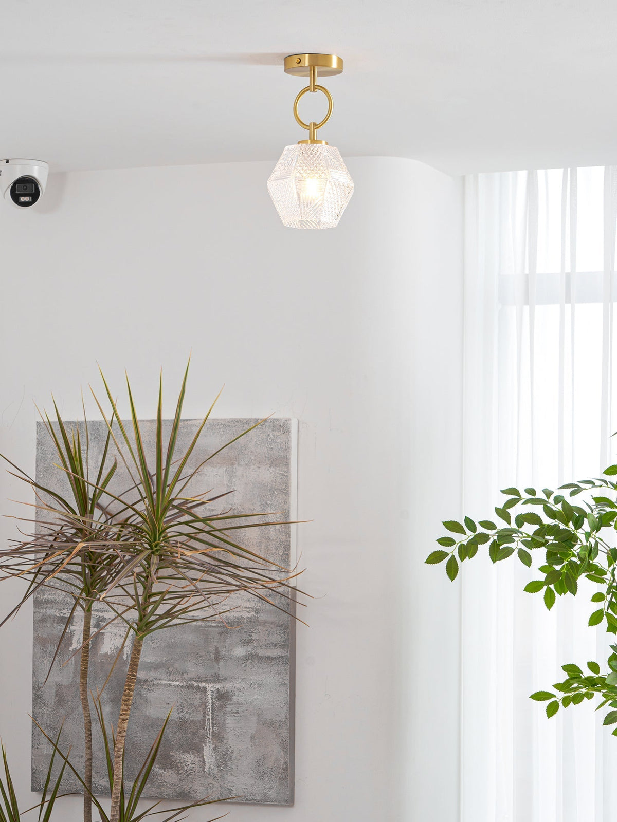 Elegant Brass Pendant Light Fixture