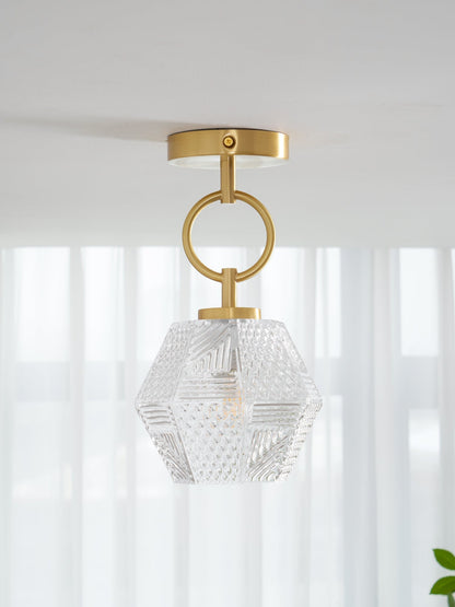 Elegant Brass Pendant Light Fixture