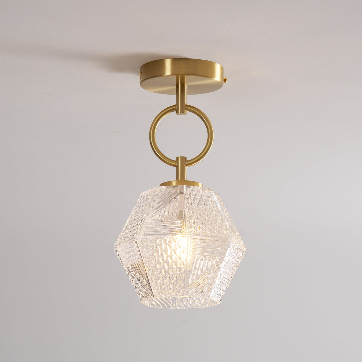 Elegant Brass Pendant Light Fixture
