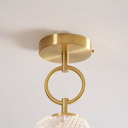 Elegant Brass Pendant Light Fixture