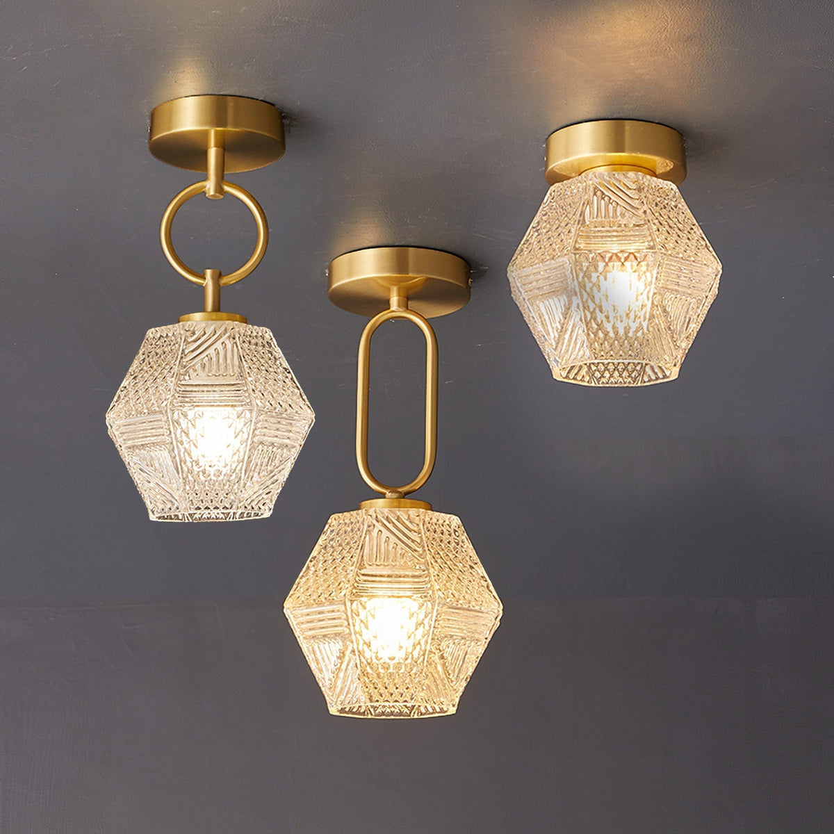 Elegant Brass Pendant Light Fixture