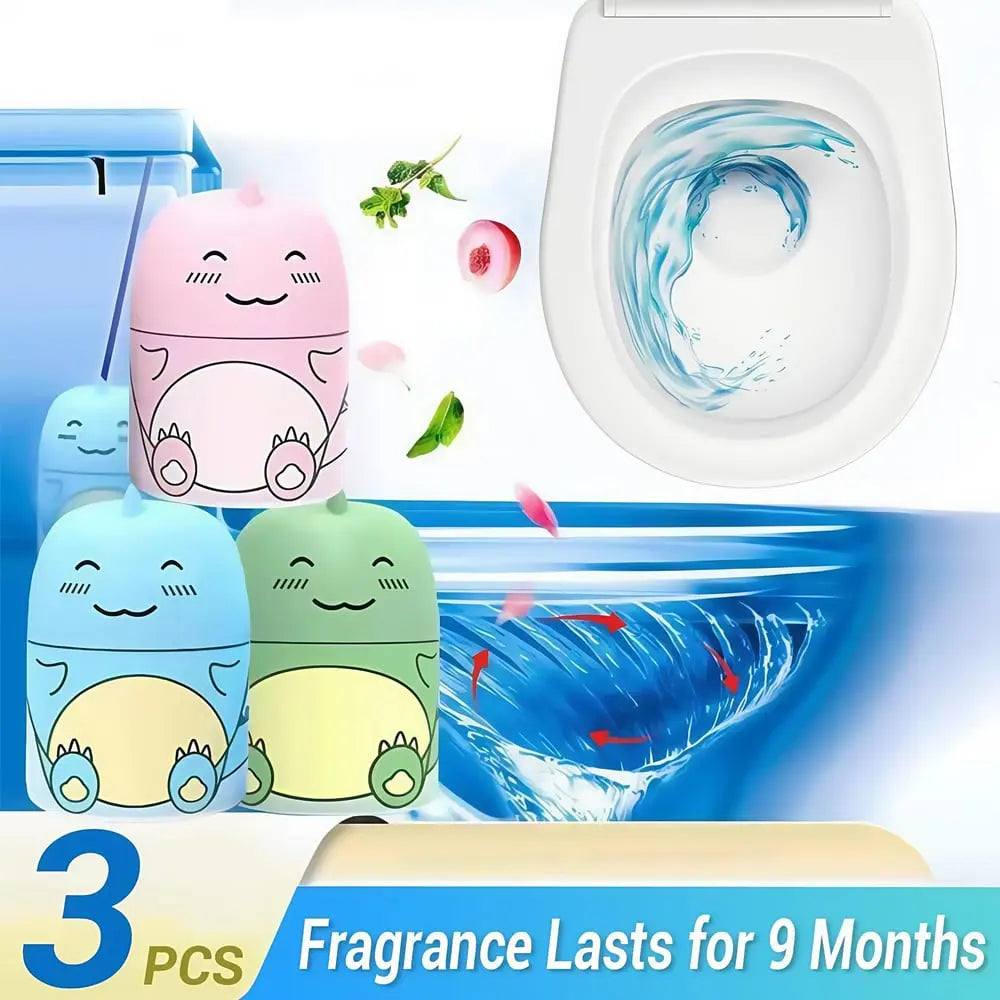 Powerful Auto Toilet Cleaner & Freshener Stone