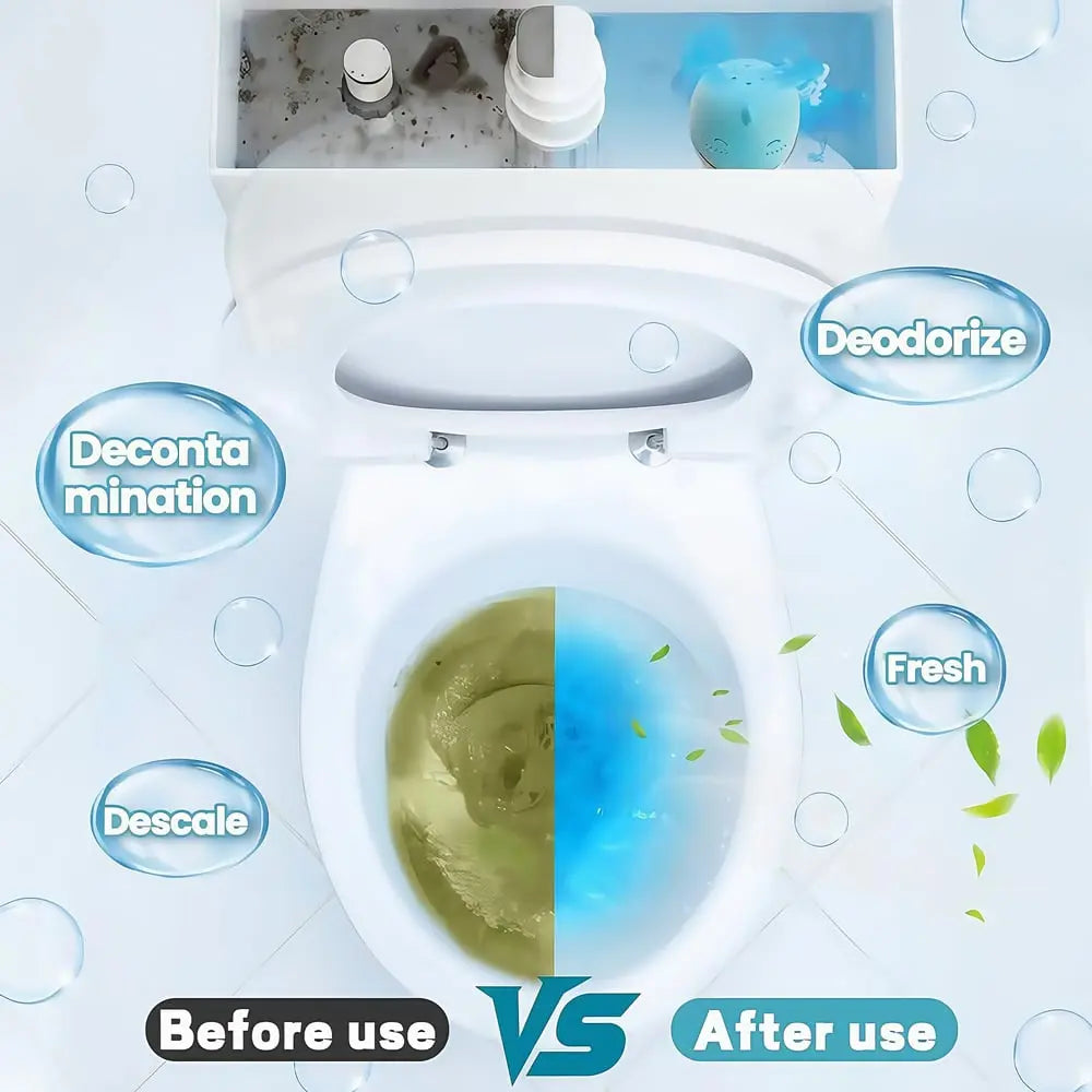 Powerful Auto Toilet Cleaner & Freshener Stone