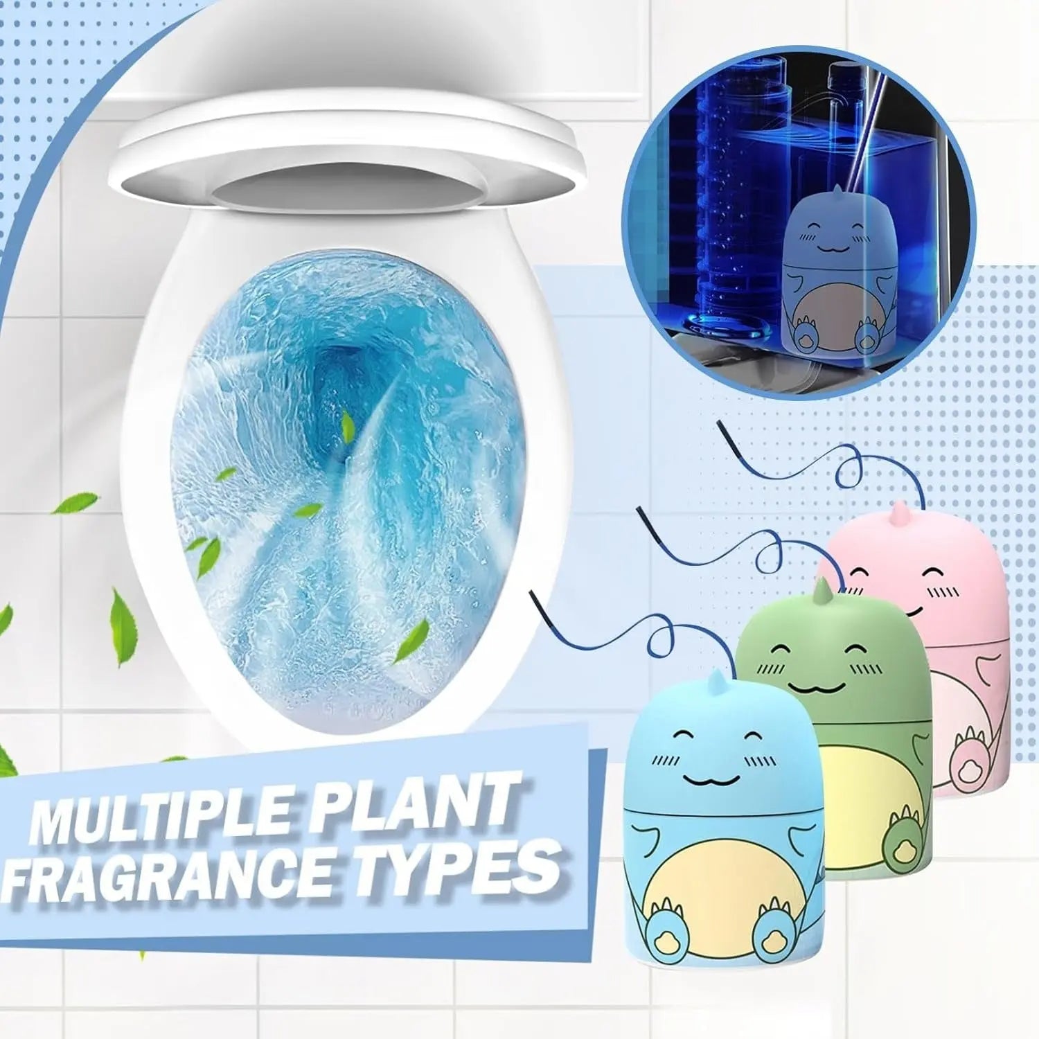 Powerful Auto Toilet Cleaner & Freshener Stone - Cofik
